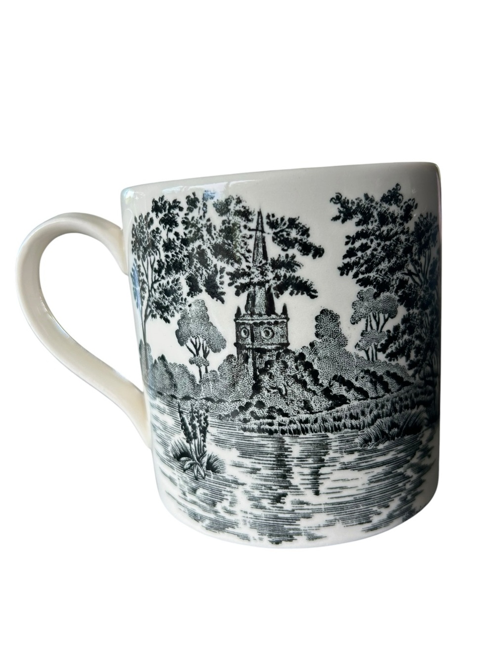 Wedgwood Romantic England Holy Trinity Church Stratford-on-Avon Mug Vintage